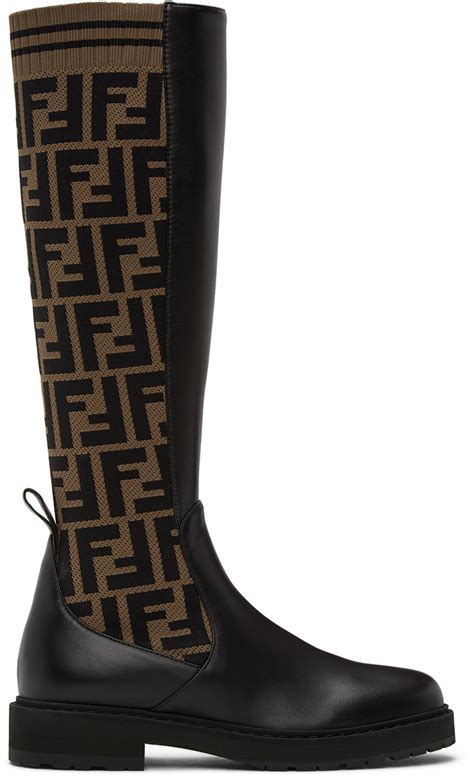 fendi tall sock boots|fendi trekking boots.